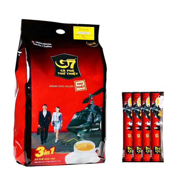TRUNG NGUYEN Растворимый кофе 3в1 Trung Nguen100 пакетиков