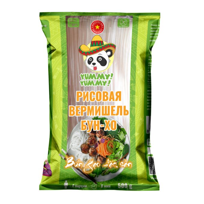 Thai Viet Foods Co.ltd. Лапша тонкая Бун 500 гр
