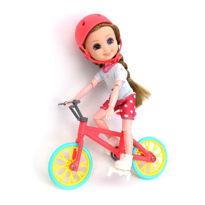 НДПЛЕЙ Кукла с аксессуарами &quot;Нина на прогулке, велосипед&quot;