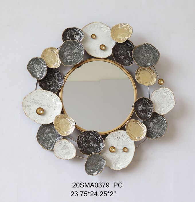 Зеркало настенное CF 15675 Иветта D61см металл