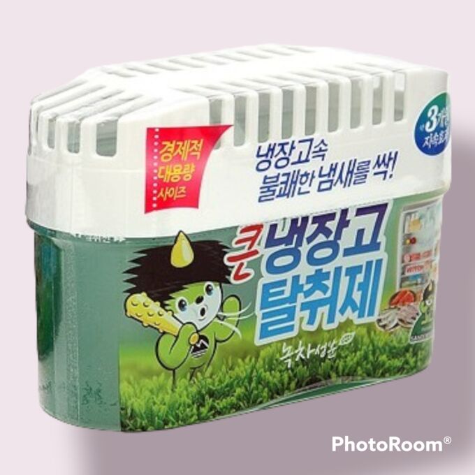 SANDOKKAEBI Ароматизатор-освежитель для холодильника «ODOR FRI» (зеленый чай) 420 гр
