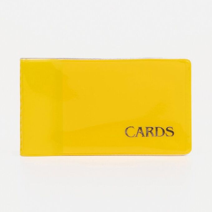 СИМА-ЛЕНД Визитница, 18 карт, цвет жёлтый