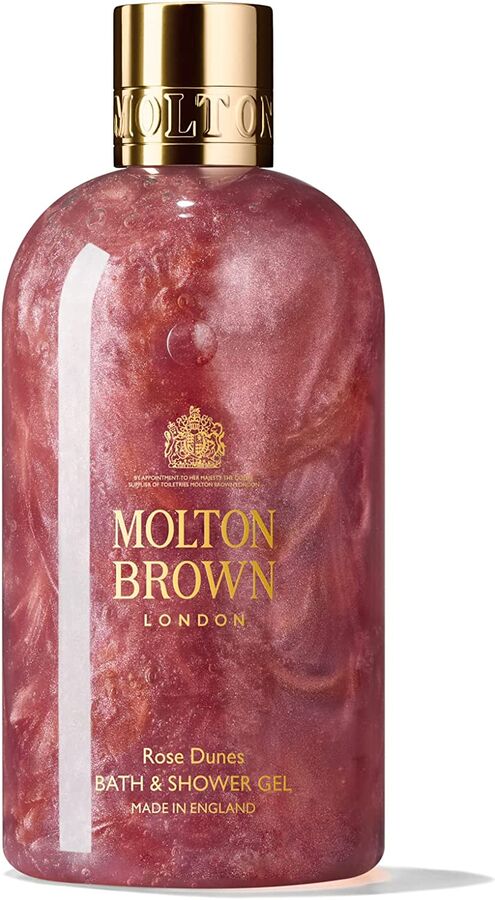 MOLTON BROWN Rose Dune Bath &amp; Shower Gel - мерцающий гель для душа с пряным цветочным ароматом
