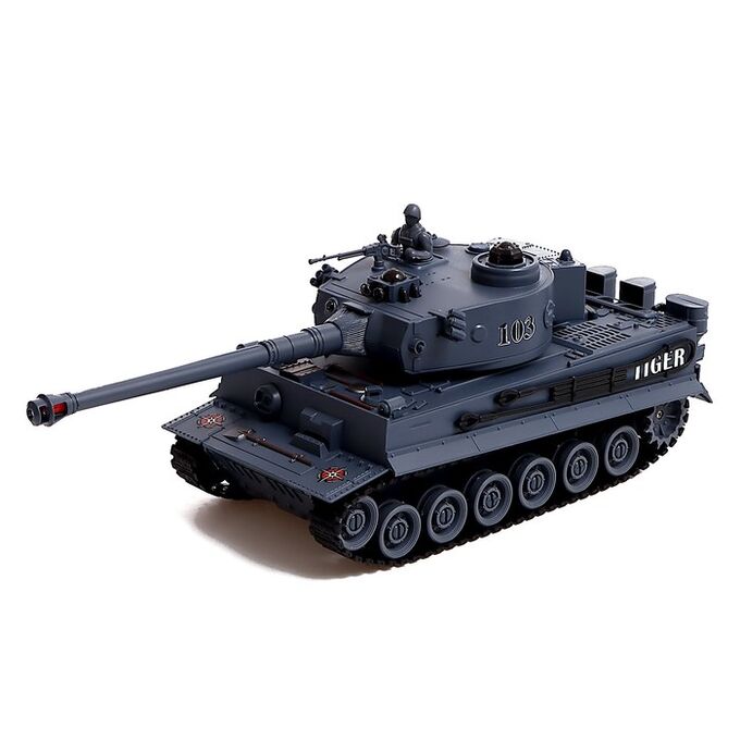 Автоград Танковый бой Т34 vs Tiger, на радиоуправлении, 2 танка, свет и звук
