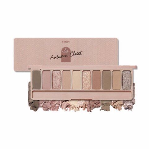 ETUDE HOUSE PLAY COLOR #Autumn Closet (0,8gr*10ea), Палетка теней для век