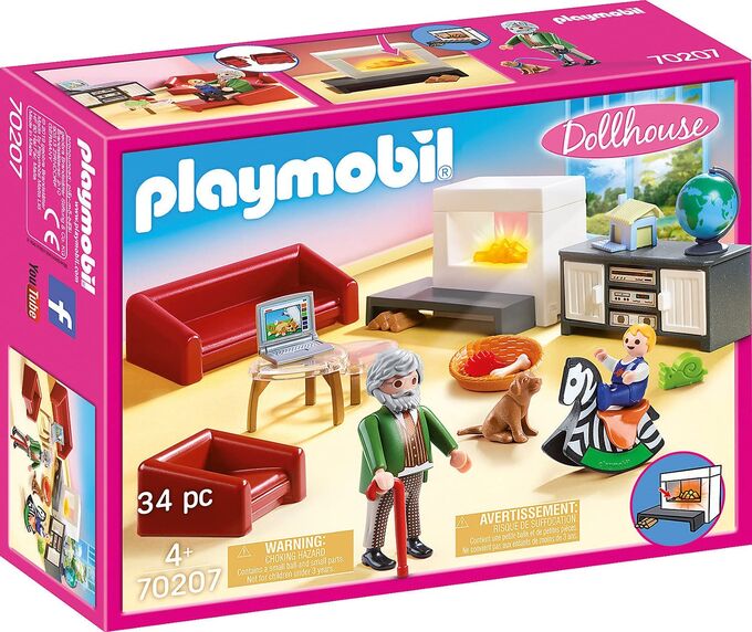 Playmobil. Конструктор арт.70207 &quot;Comfortable Living Room&quot; (Комфортная гостиная)