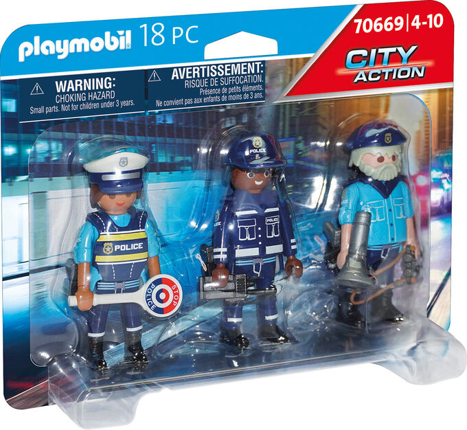Playmobil. Конструктор арт.70669 &quot;Police Figure Set&quot; (Набор фигурок полицейского)