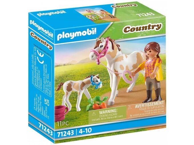 Playmobil. Конструктор арт.71243 &quot;Horse with Foal&quot; (Лошадь с жеребенком)