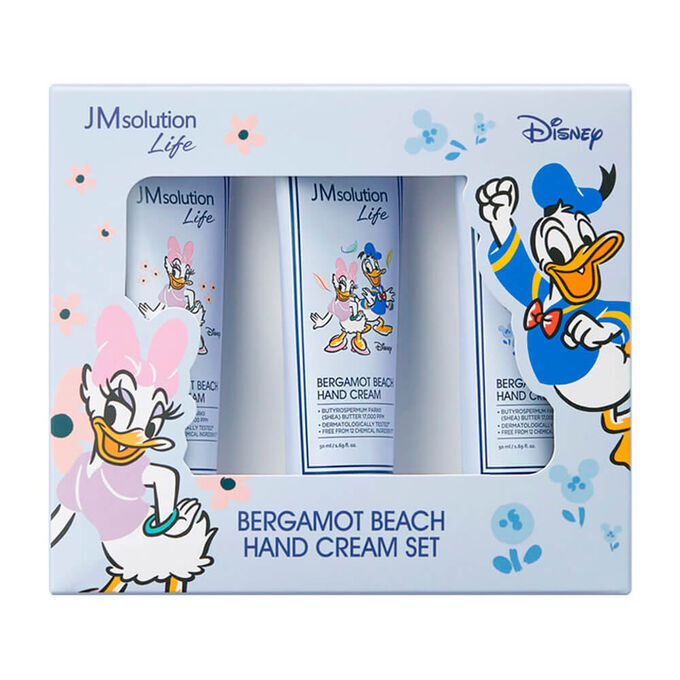 JMsolution Набор парфюмированных кремов для рук с бергамотом  Jm Solution X Disney Life Bergamot Beach Hand Cream (Donald Duck)
