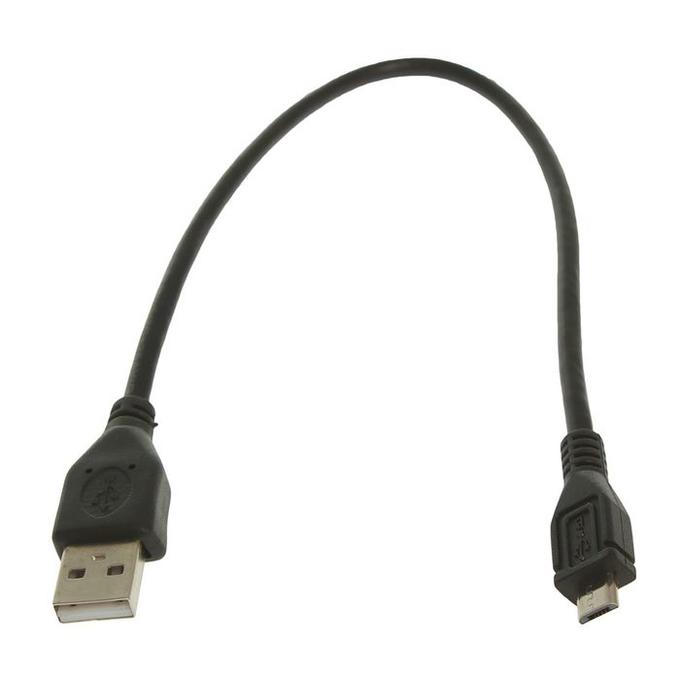 Кабель USB 2.0 Pro Cablexpert CCP-mUSB2-AMBM-0.3M, AM/microBM 5P, 0.3м,  черный, пакет