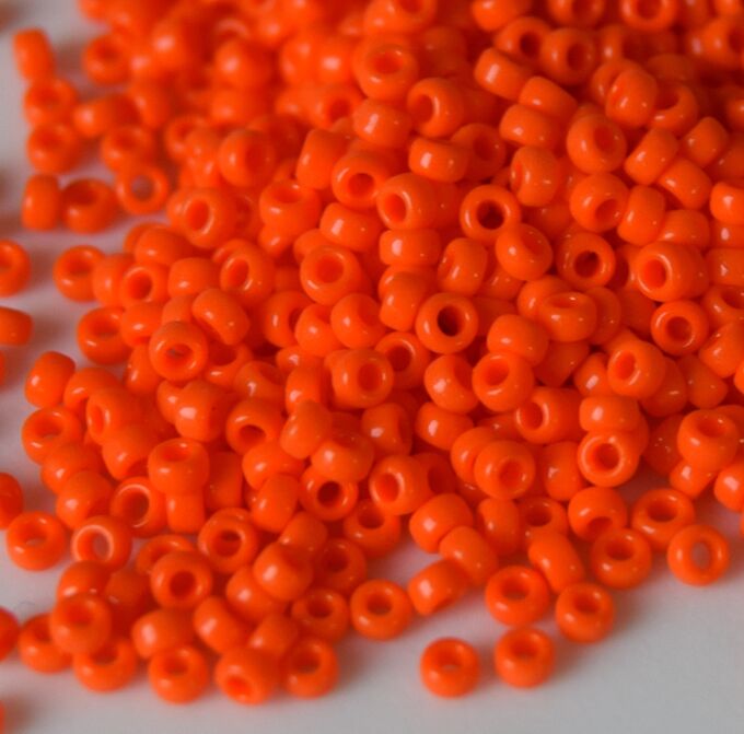 Miyuki Бисер Миюки круглый 11/0 RR-0406 Opaque Orange
