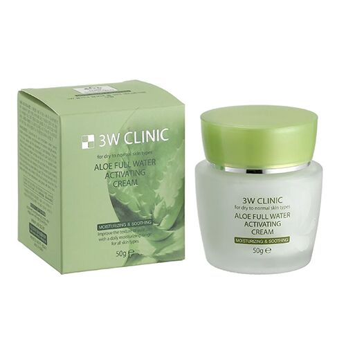 3W Clinic 3W Крем для лица Aloe Full Water Activating 50г