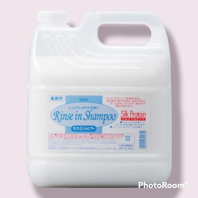 Nihon Шампунь-кондиционер 2 в 1 &quot;Wins Rinse in Shampoo&quot; с кератином, коллагеном и липидурами 4000 мл