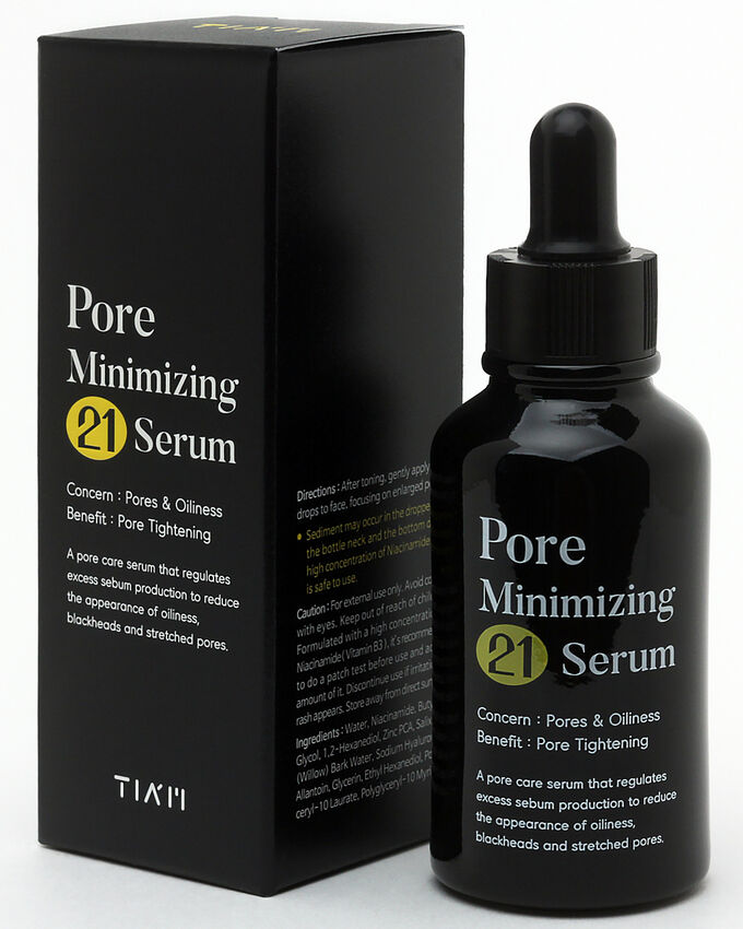 Сыворотка с ниацинамидом и цинком TIAM Pore Minimizing 21 Serum 40 мл, шт