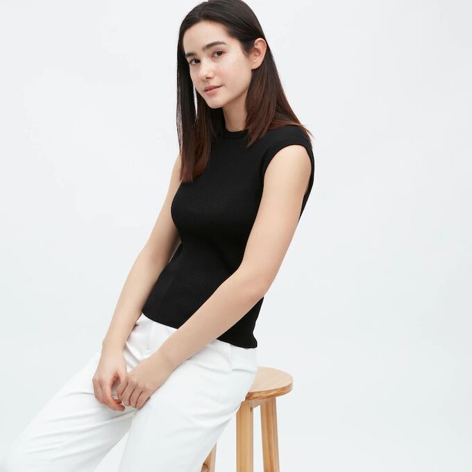 UNIQLO / Женская кофта без рукавов, черный | Женские свитера, кофты ...