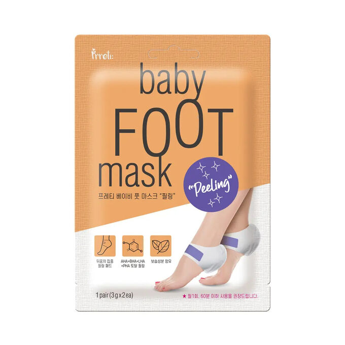 Отшелушивающая маска для ног PRRETI Baby Foot Mask 1pair "peeling ...