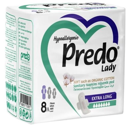 Гигиенические прокладки Predo Extra Long 8 шт