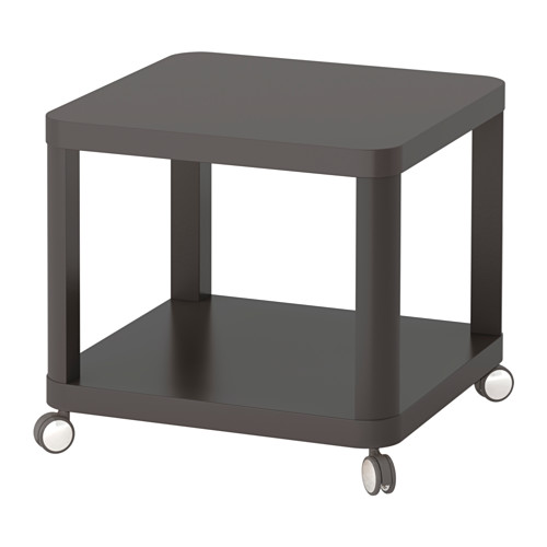 IKEA ТИНГБИ Стол приставной на колесиках, серый