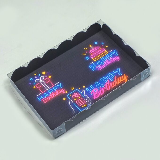 Товарный знак отсутствует Коробочка для печенья, &quot;Вечеринка&quot;, 22*15*3см