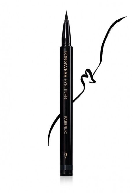 Faberlic Стойкая подводка-маркер для век Longwear eyeliner, тон черный глянцевый