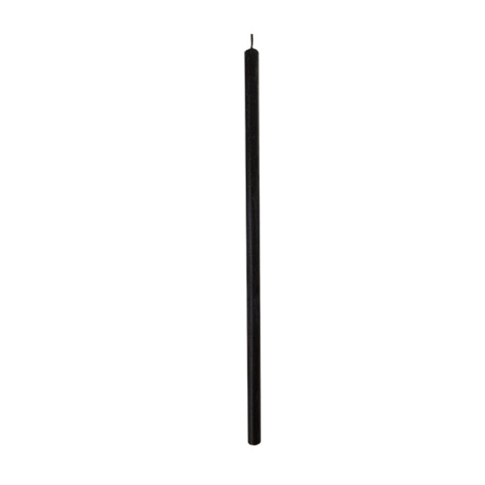 Амулетика Восковая свеча черныя, 15х0,5 см