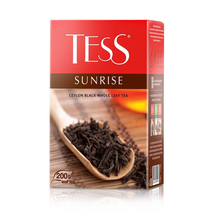 Чай Tess Sunrise black 200 гр *12- №1004-12
