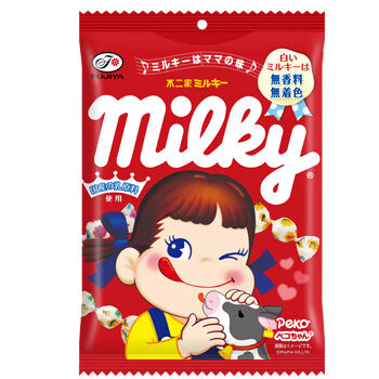 Молочные ириски Milky Fujiya Милки Фуджи 54 гр Японские сладости
