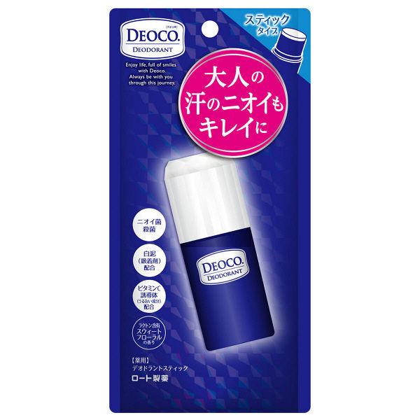 Дезодорант твердый стик 13гр ROHTO Deoco Medicated