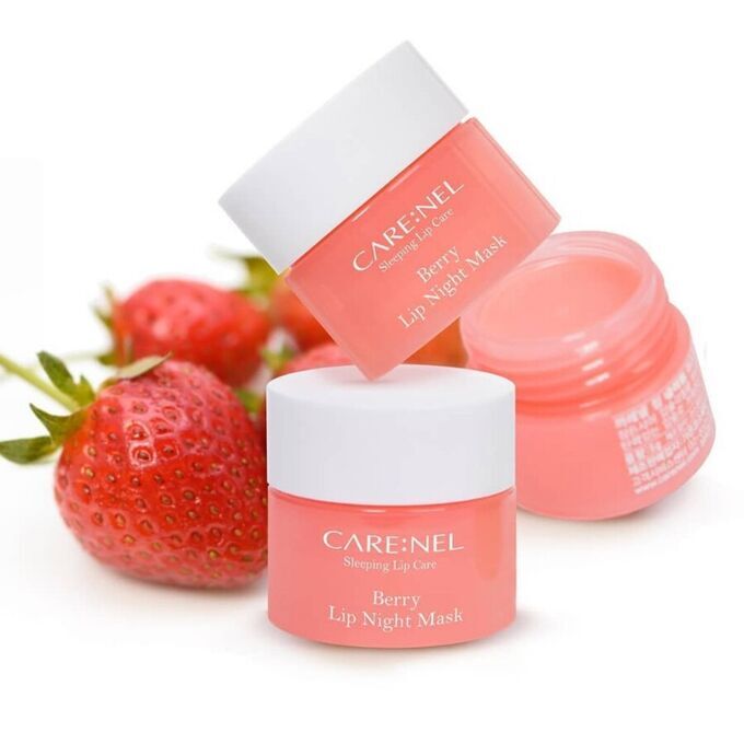 CARON CARENEL Маска для губ ночная с ароматом ягод Berry Lip Night Mask  5 гр