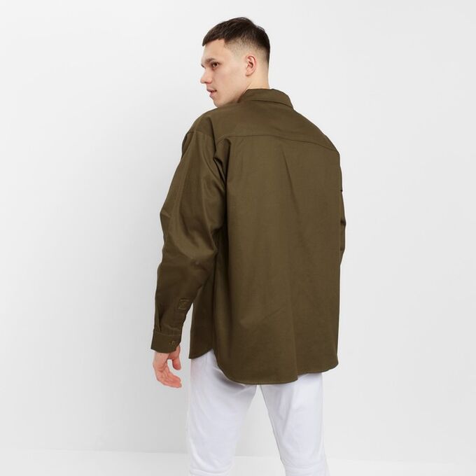 Рубашка мужская MIST oversize, хаки
