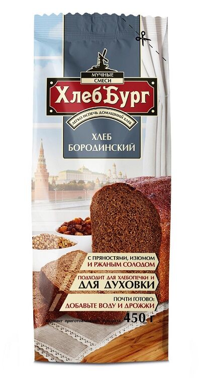 Ясно солнышко Смесь мучная &quot;Хлеб Бородинский&quot; 450гр