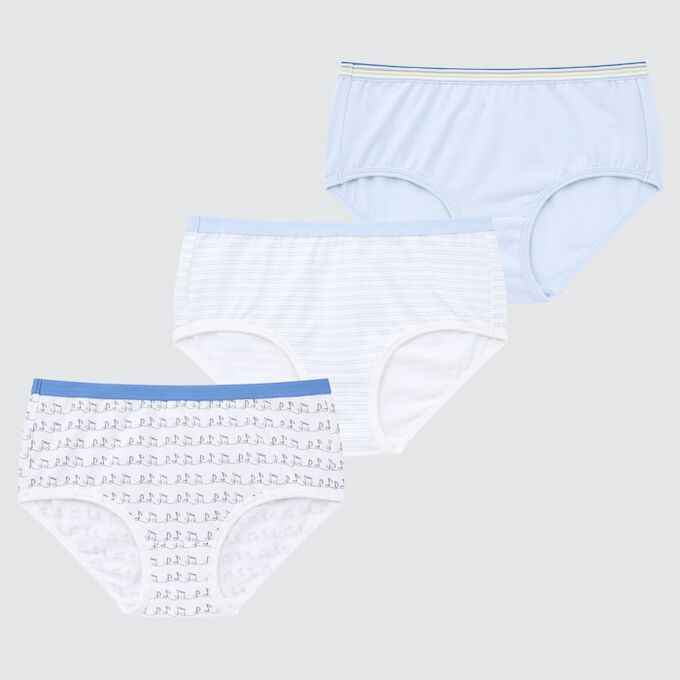 UNIQLO Хлопковые трусики для ДЕВОЧЕК (3 шт.)