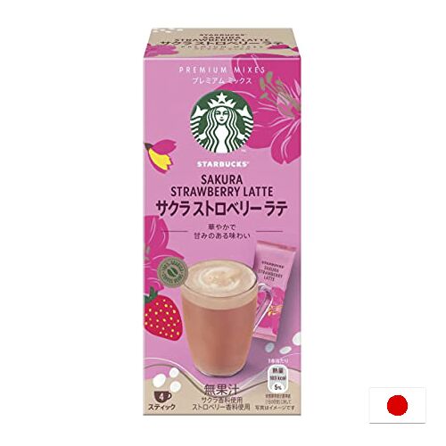 Starbucks Sakura Strawberry Latte 76g - Японский Старбакс Сакура и клубника