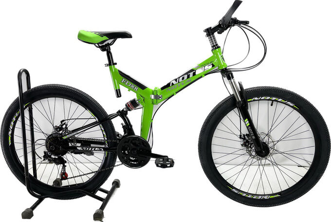 Велосипед NOTUS 2-х колесный 26&quot; (21скорость) FD88 зеленый