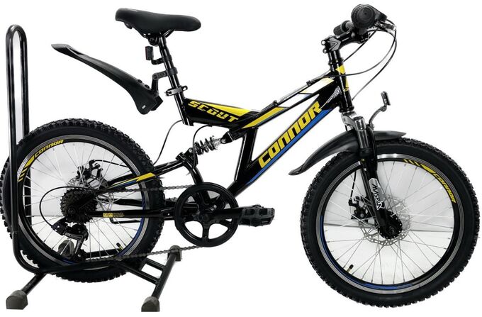 Велосипед CONNOR SCOUT 20&quot; C13B114-20 (черно/желтый)