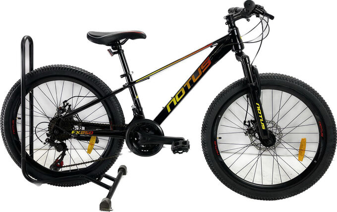 Велосипед NOTUS 2-х колесный 24&quot; (24 скорости) FX250 черный