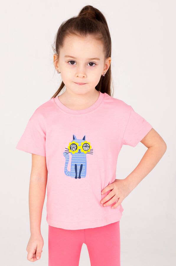 TAKRO Хлопковая футболка для девочки