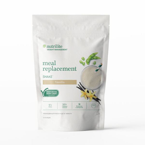 NUTRILITE™ Обогащенная смесь для приготовления протеинового коктейля Meal Replacement Shake Vanilla cо вкусом ванили