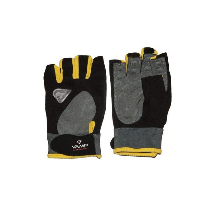Мужские перчатки VAMP RE 02  цвет жетло-черный