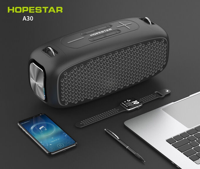 Беспроводной динамик Hopestar A30 портативная колонка мощная 55W + Микрофон