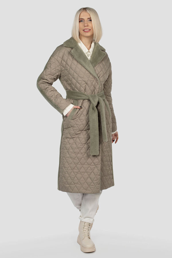 Империя пальто 01-11602 Пальто женское демисезонное (пояс)