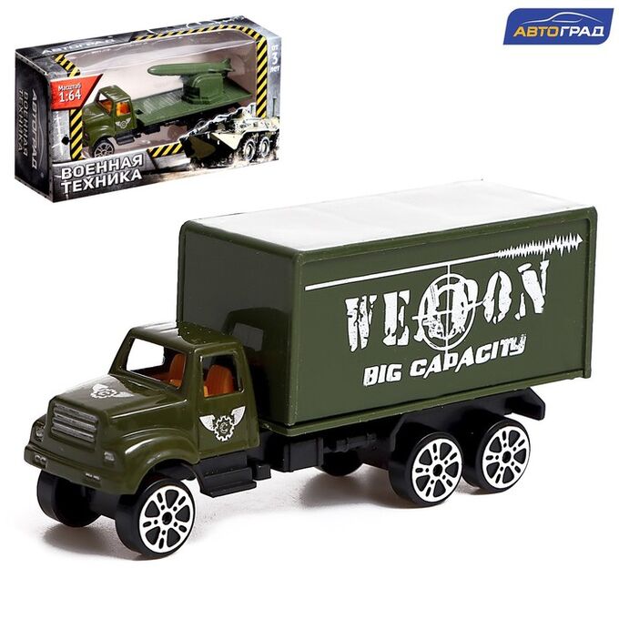 Автоград Машинка металлическая «Военная техника», масштаб 1:64, МИКС