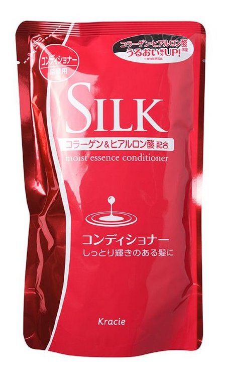 &quot;Silk&quot; Бальзам-ополаскиватель увлажняющий для волос с природным коллагеном (сменная упаковка) 350 мл