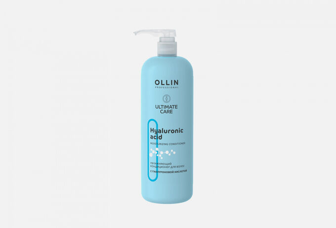 OLLIN Professional CARE ULTIMATE Увлажняющий шампунь для волос с гиалуроновой кислотой 1000 мл