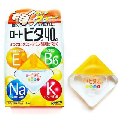 ROHTO Pharmaceutical Co.,Ltd. Капли для глаз Rohto vita 40a