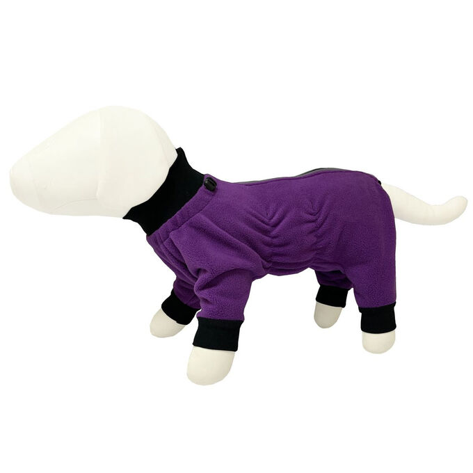 Osso fashion Комбинезон для собак из флиса на молнии р.25 (сука) фиолет.