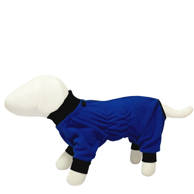 Osso fashion Комбинезон для собак из флиса на молнии р.32 (кобель) василёк