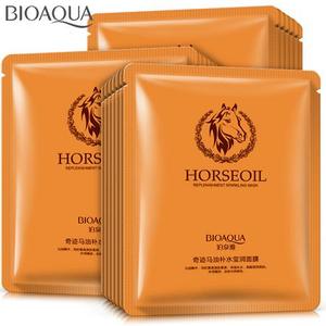 Тканевая маска «BIOAQUA» для лица Horse Oil увлажнение и сияние кожи