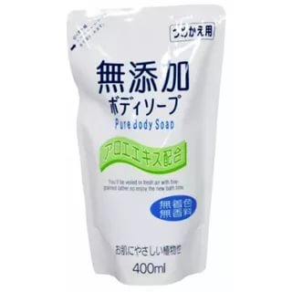 Nihon Detergent 826106 &quot;WINS&quot; Гель для душа для чувствительной кожи без запаха 400мл (мягкая экономичная упаковка)  1/20