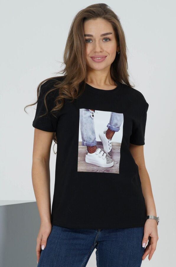 Женская футболка с лайкрой Lovetex.store